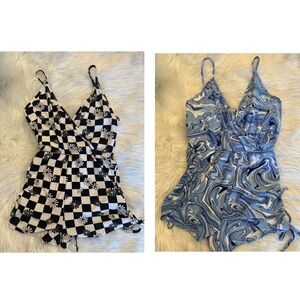 Two rompers STREETWEAR SOCIETY size small